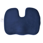 Memory Foam Seat Cushion (Size 44x35x7 Cm) - Navy