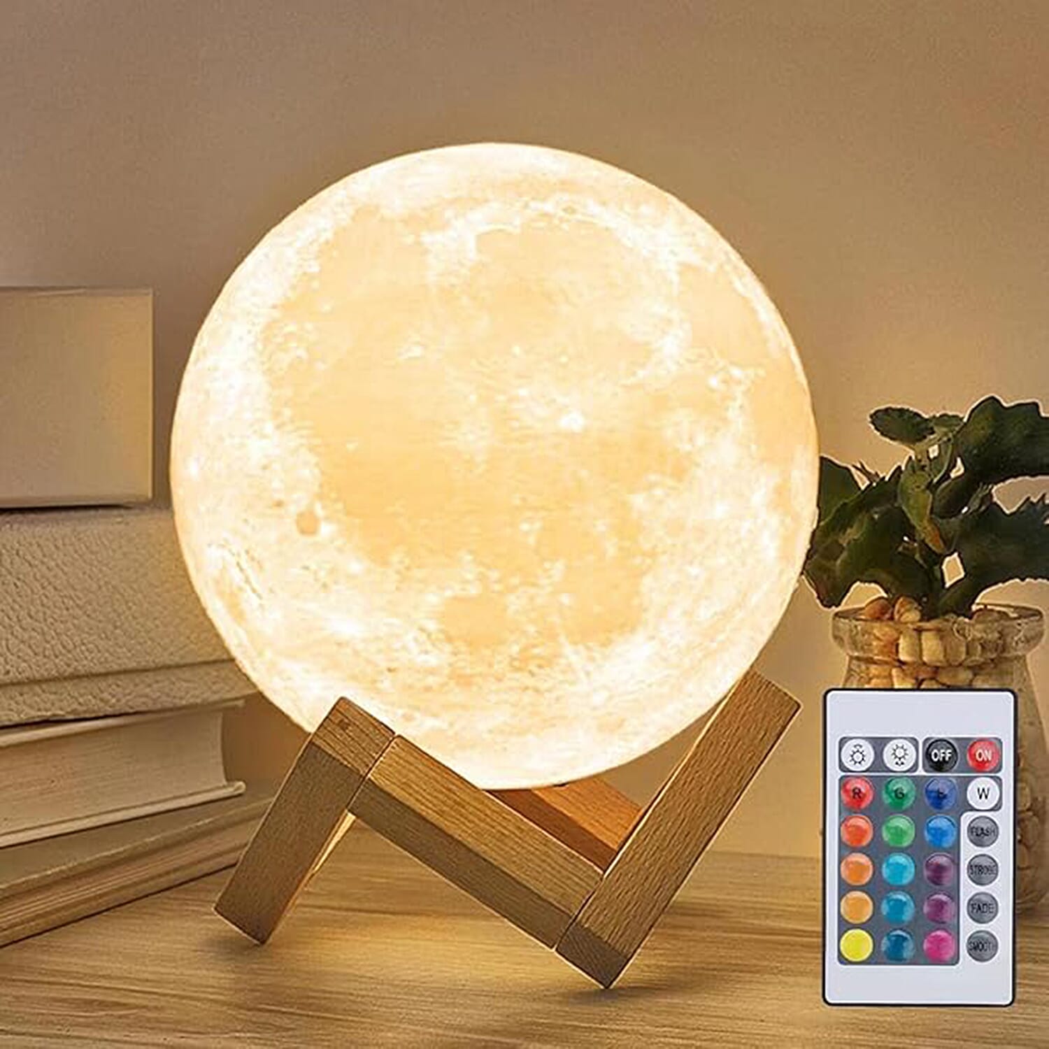 Colour Changing Moon Lamp - White 8060862 0