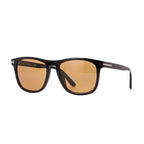 One Time Designer Closeout - Tom Ford Unisex Wayfarer Sunglasses - Black