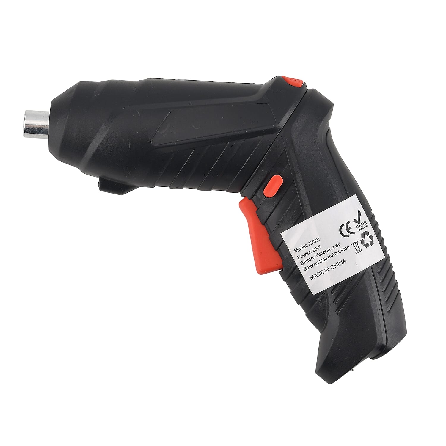 47-Piece Multifunctional Foldable Wireless Electric Screwdriver Kit - 1200mAh Battery, 30Mins Runtime - Black 8312438 4
