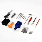 147pcs Professional Watch Repair Tool Kit - Battery Replacement Tools, Link Remover, Spring Bars & Case Opener