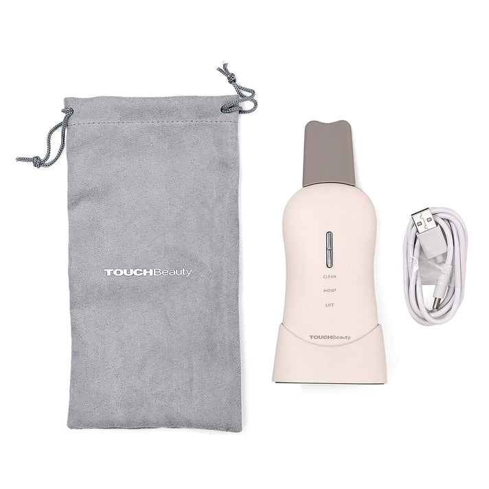 TOUCHBeauty Ultrasonic Exfoliating Scrub Device - Off White 8024000 1