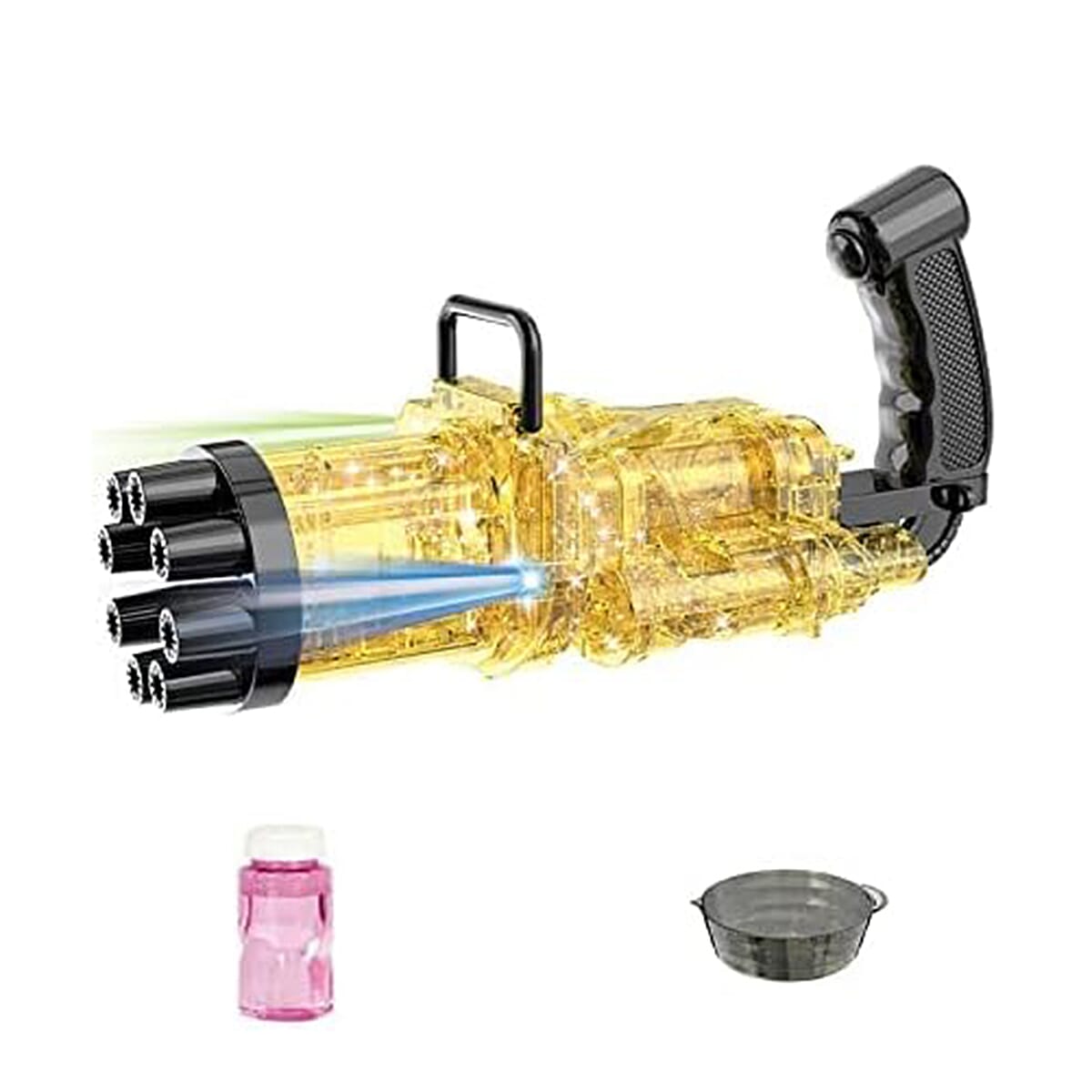 8-Hole Electric Bubble Gun with LED Light 8050840 0