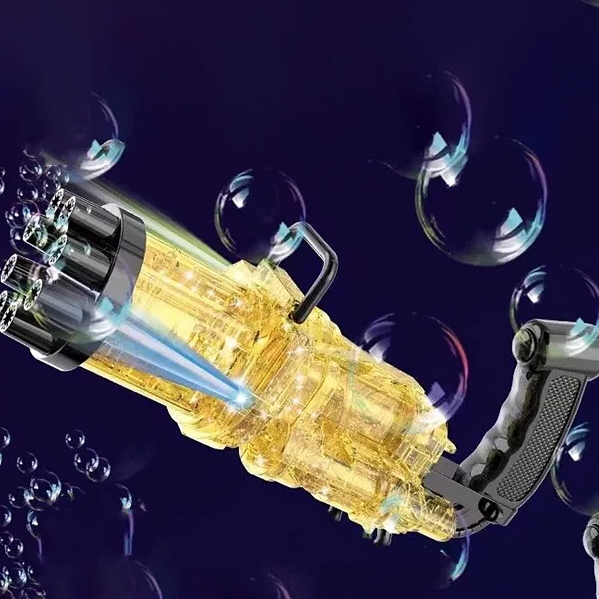 8-Hole Electric Bubble Gun with LED Light 8050840 1