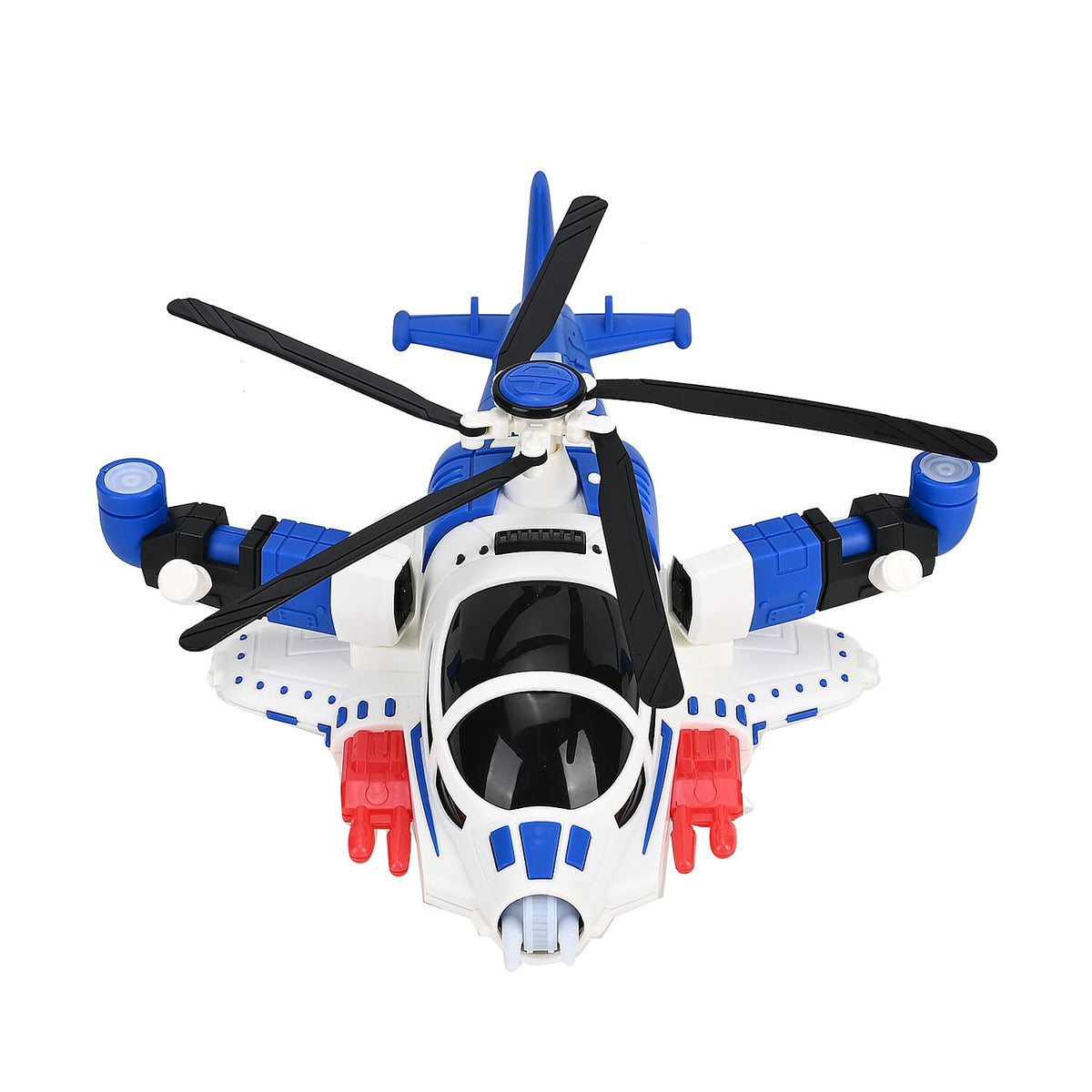 Electronic Light Music Fighter Plane - Blue 7843614 1