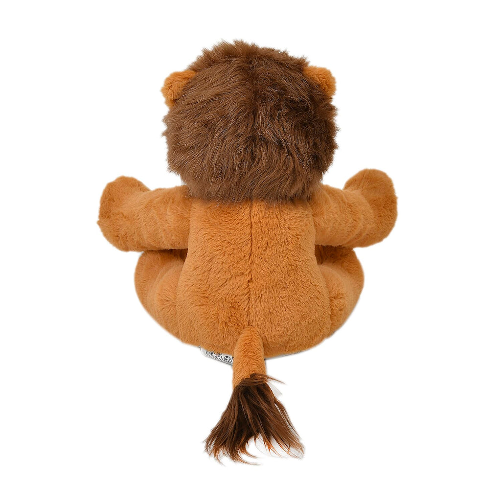 Giant Stuffed Poseable Lion - Light Brown