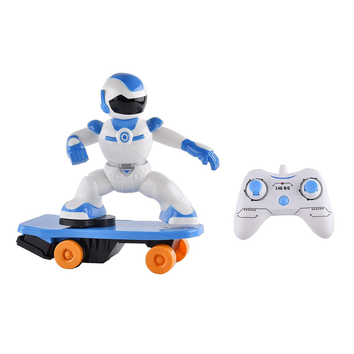 Skateboard Robot with 360 Degree Rotation &amp; Remote Control (4xAA Battery Not Inc.) 27x16cm 7576172 0