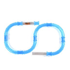 CHARIOTS Remote Control Speed Pipes Racing Track Car Toys Set With LED Light
