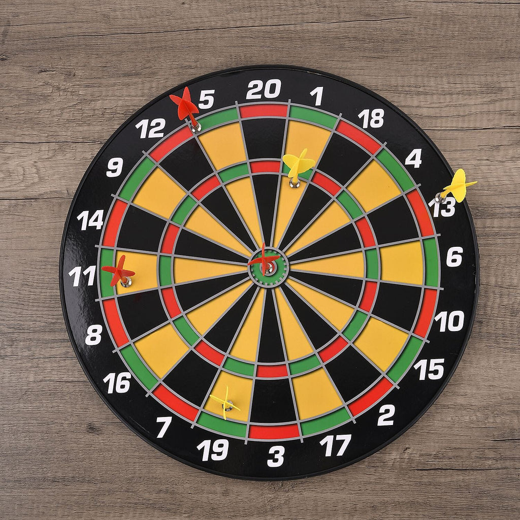 FunTime Magnetic Dartboard with 6pcs Magnetic Darts - Multi