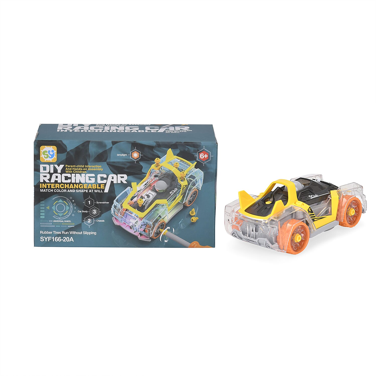 DIY Assemble Toy Car with Lights and Music 7806846 6