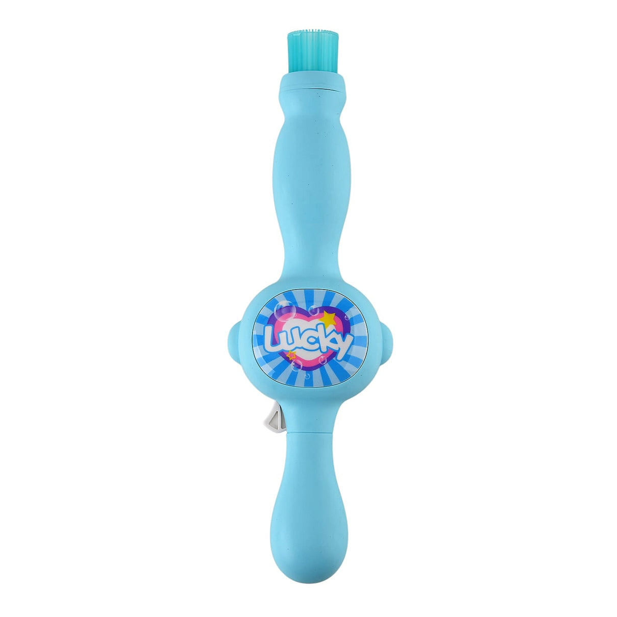 Elastic Bubble Smoke Bomb Toy Wand - Rechargeable Battery (1x Included)  70ml Solution, Measuring Cup, 2x Fabric Gloves, Dissolving Mist, Hanging Rope - Blue 8422002 0