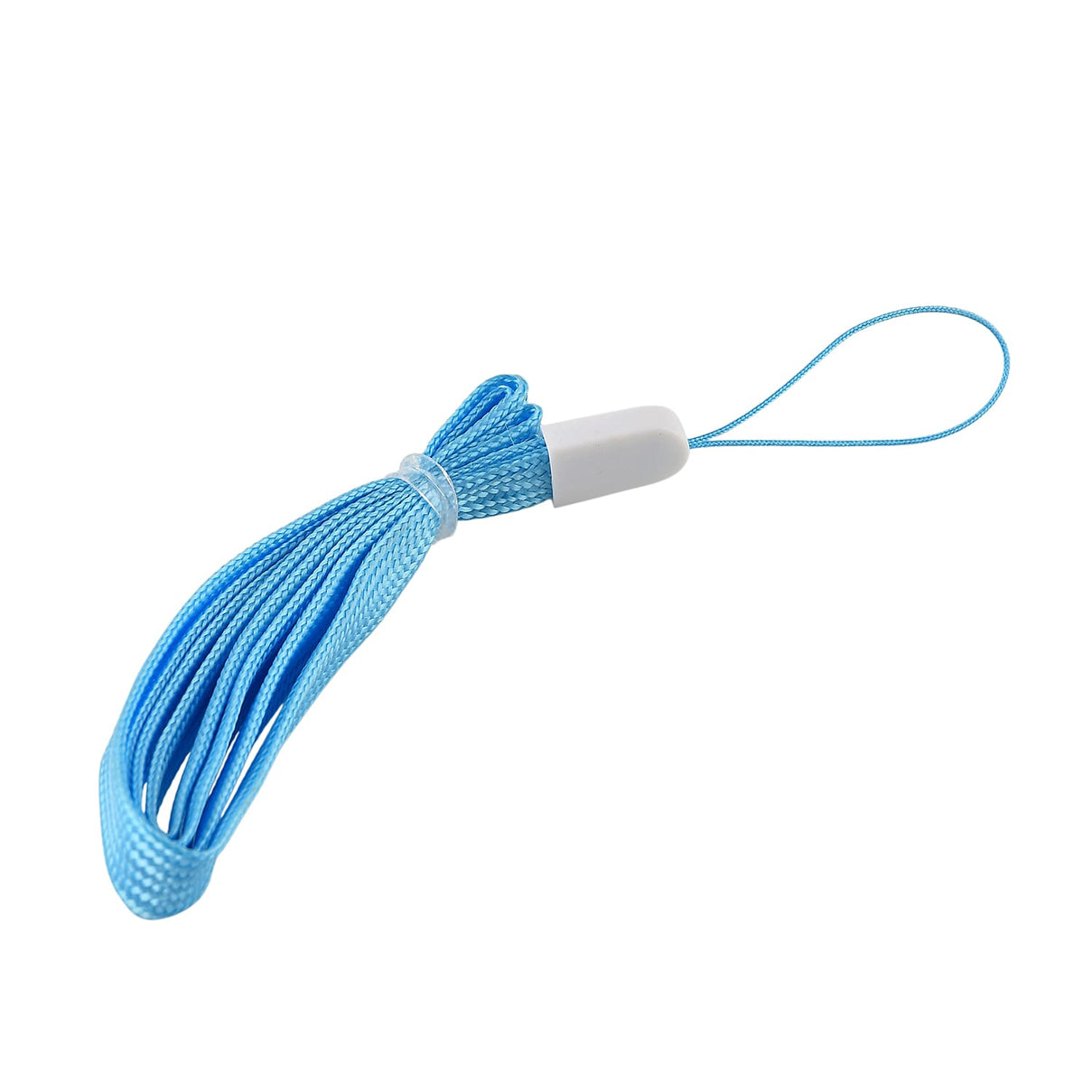 Elastic Bubble Smoke Bomb Toy Wand - Rechargeable Battery (1x Included)  70ml Solution, Measuring Cup, 2x Fabric Gloves, Dissolving Mist, Hanging Rope - Blue 8422002 8