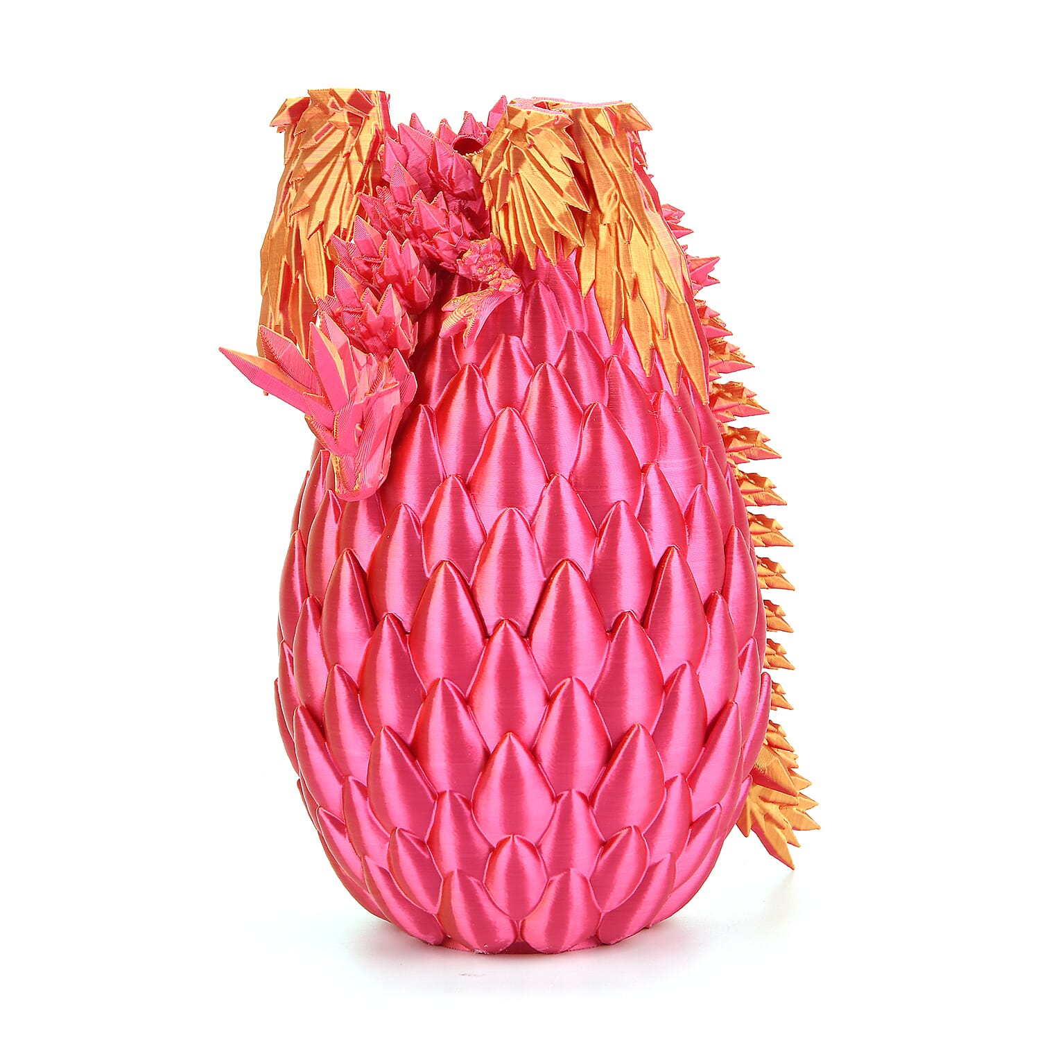 3D Printed Dragon Egg with Hidden Dragon (16x10.2cm) - Green - Blue 8157139 11