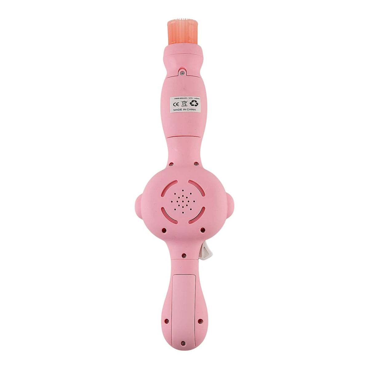 Elastic Bubble Smoke Bomb Toy Wand - Rechargeable Battery (1x Included)  70ml Solution, Measuring Cup, 2x Fabric Gloves, Dissolving Mist, Hanging Rope - Pink V32489013 2