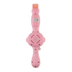 Kids' Elastic Bubble Smoke Bomb Toy Wand - Rechargeable Battery (1x Included)  70ml Solution, Measuring Cup, 2x Fabric Gloves, Dissolving Mist, Hanging Rope - Pink