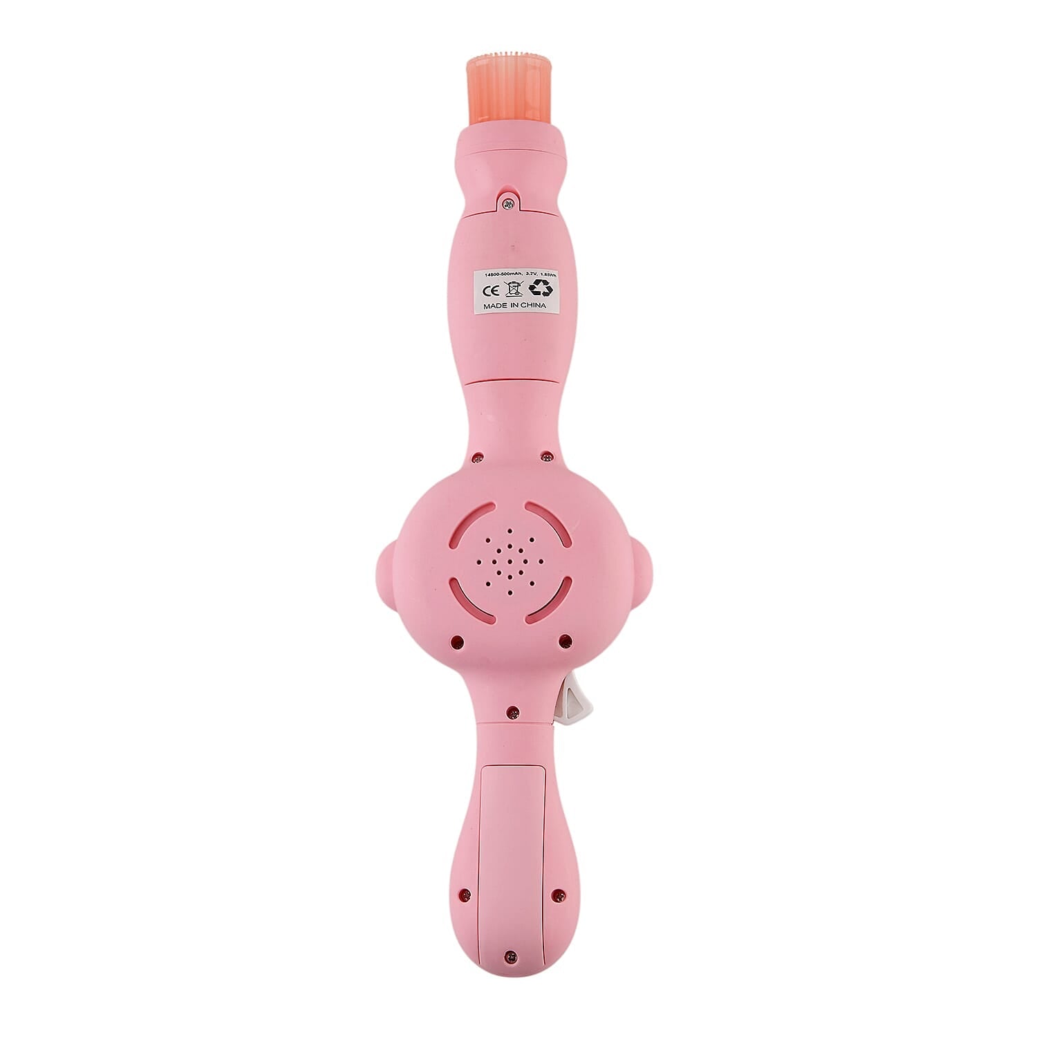 Elastic Bubble Smoke Bomb Toy Wand - Rechargeable Battery (1x Included)  70ml Solution, Measuring Cup, 2x Fabric Gloves, Dissolving Mist, Hanging Rope - Pink V32489013 2