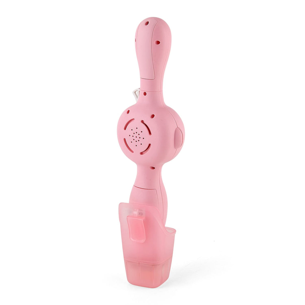 Elastic Bubble Smoke Bomb Toy Wand - Rechargeable Battery (1x Included)  70ml Solution, Measuring Cup, 2x Fabric Gloves, Dissolving Mist, Hanging Rope - Pink V32489013 7