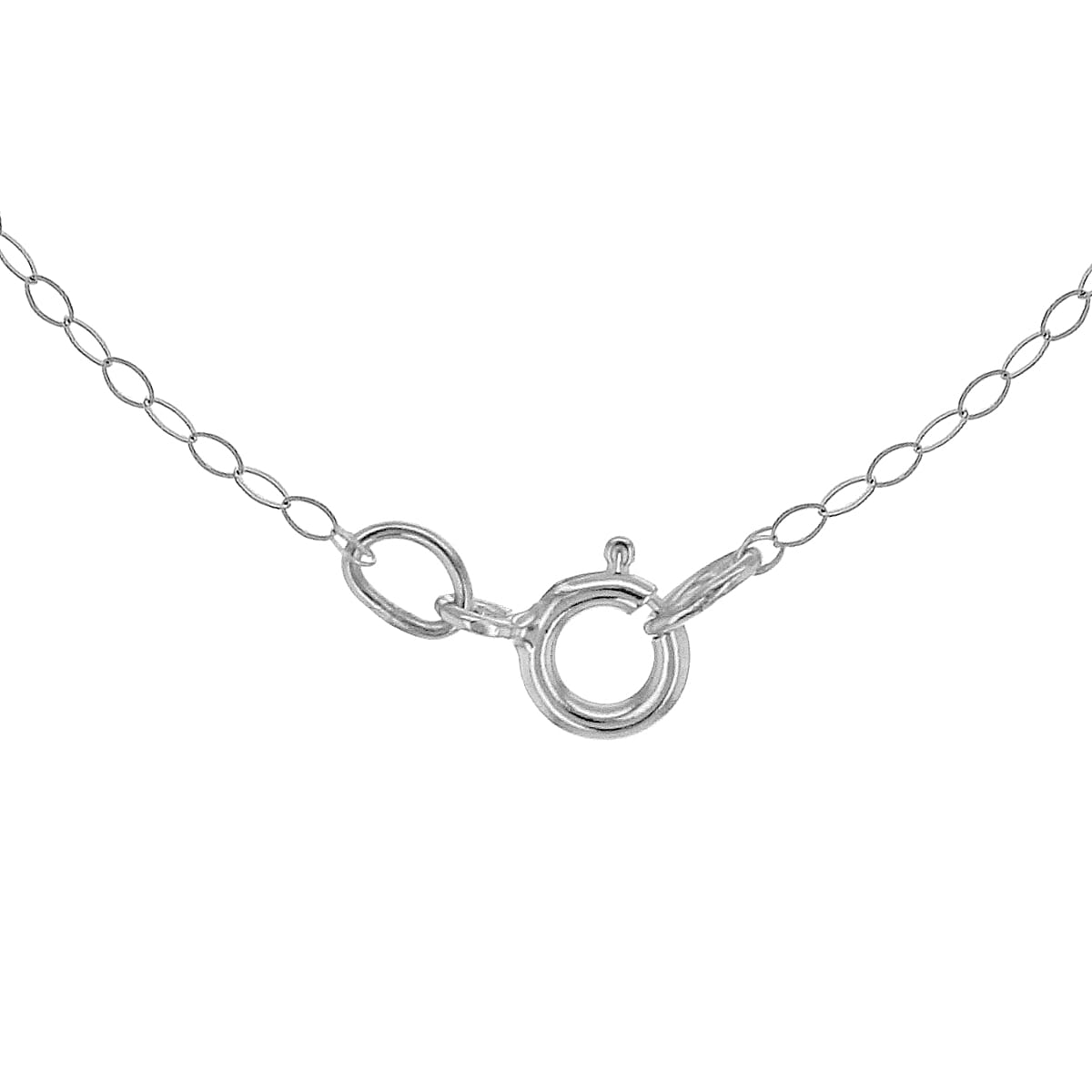 Trace Chain 16 Inch in 9K White Gold 7590714 3