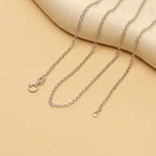 9K White Gold  Chain (Size - 16),  Gold Wt. 1.8 Gms