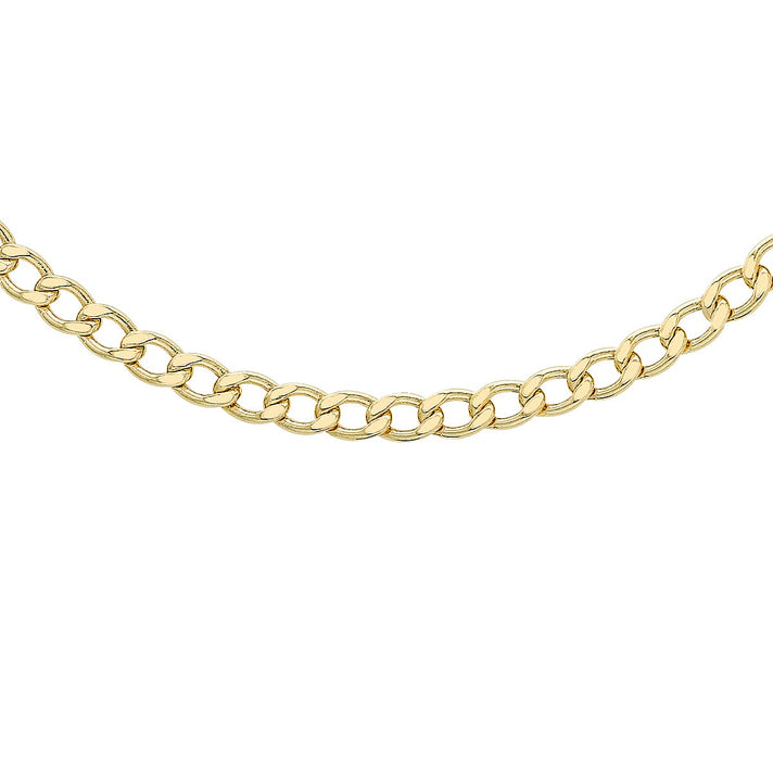 Trace Chain 16 Inch in 9K Yellow Gold 7577713 1