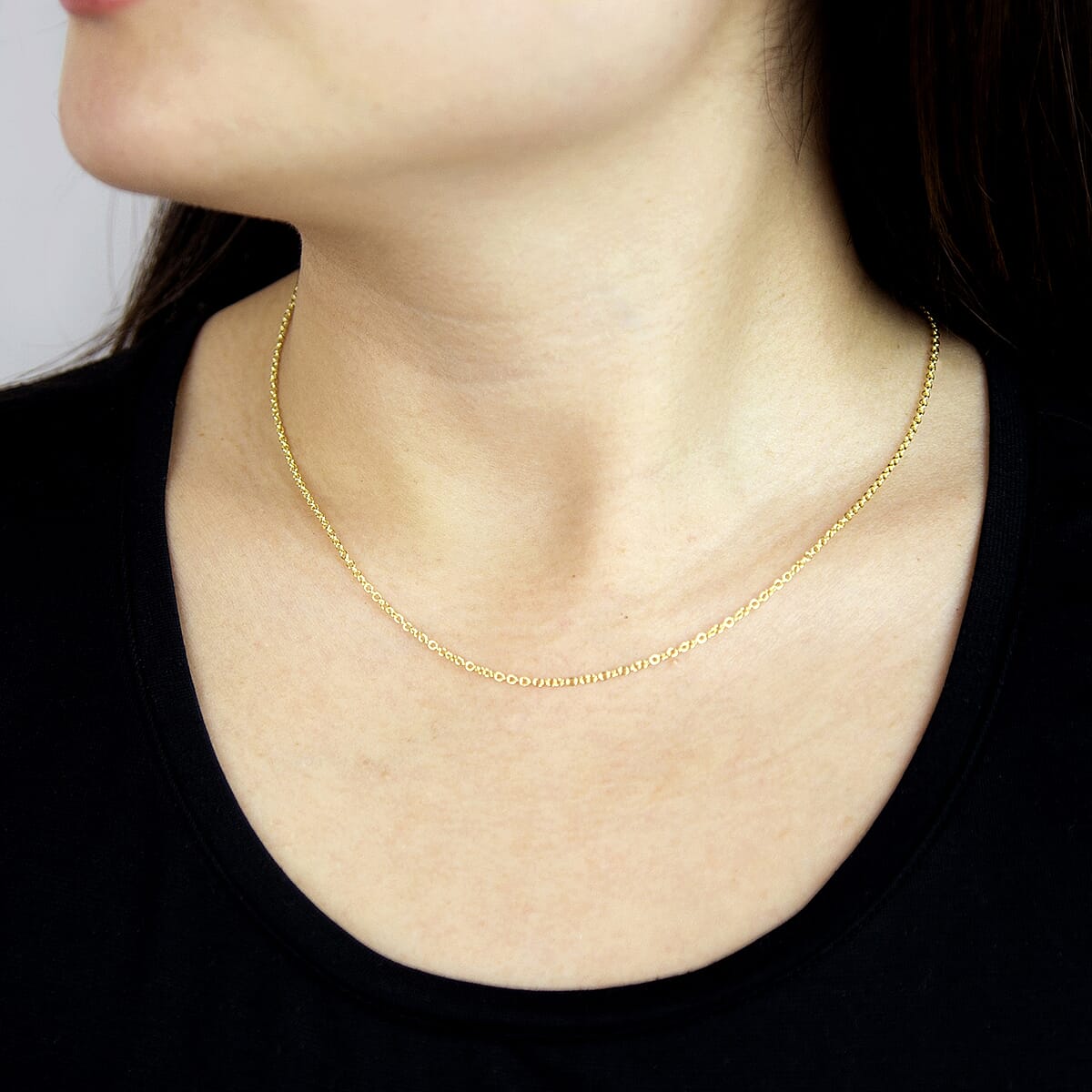 Trace Chain 16 Inch in 9K Yellow Gold 7577713 1