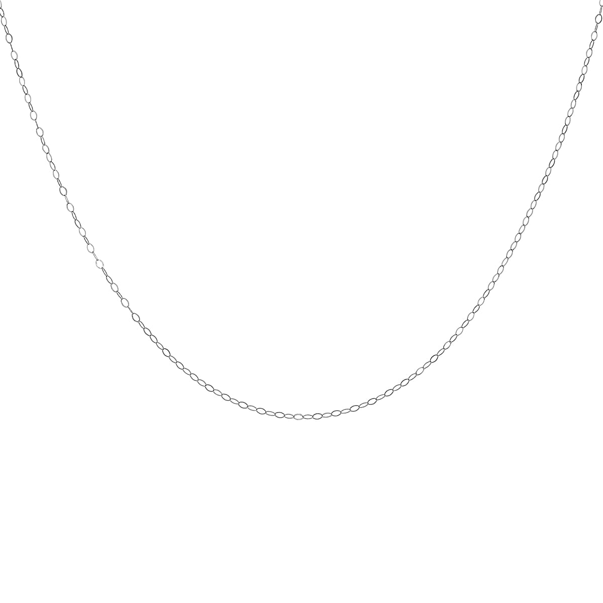 Trace Chain 18 Inch in 9K White Gold 7590720 2