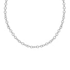 9K White Gold  Chain (Size - 18),  Gold Wt. 2 Gms