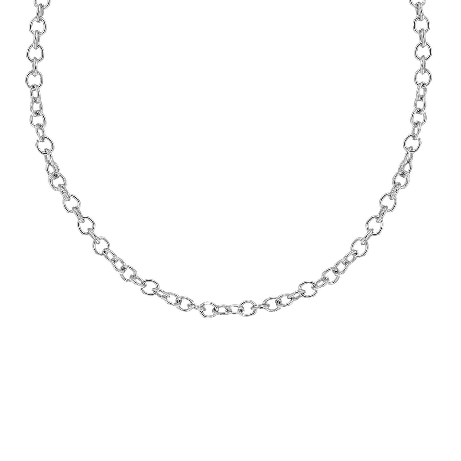 Trace Chain 18 Inch in 9K White Gold 7592826 0