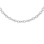 9K White Gold  Chain (Size - 18),  Gold Wt. 2 Gms
