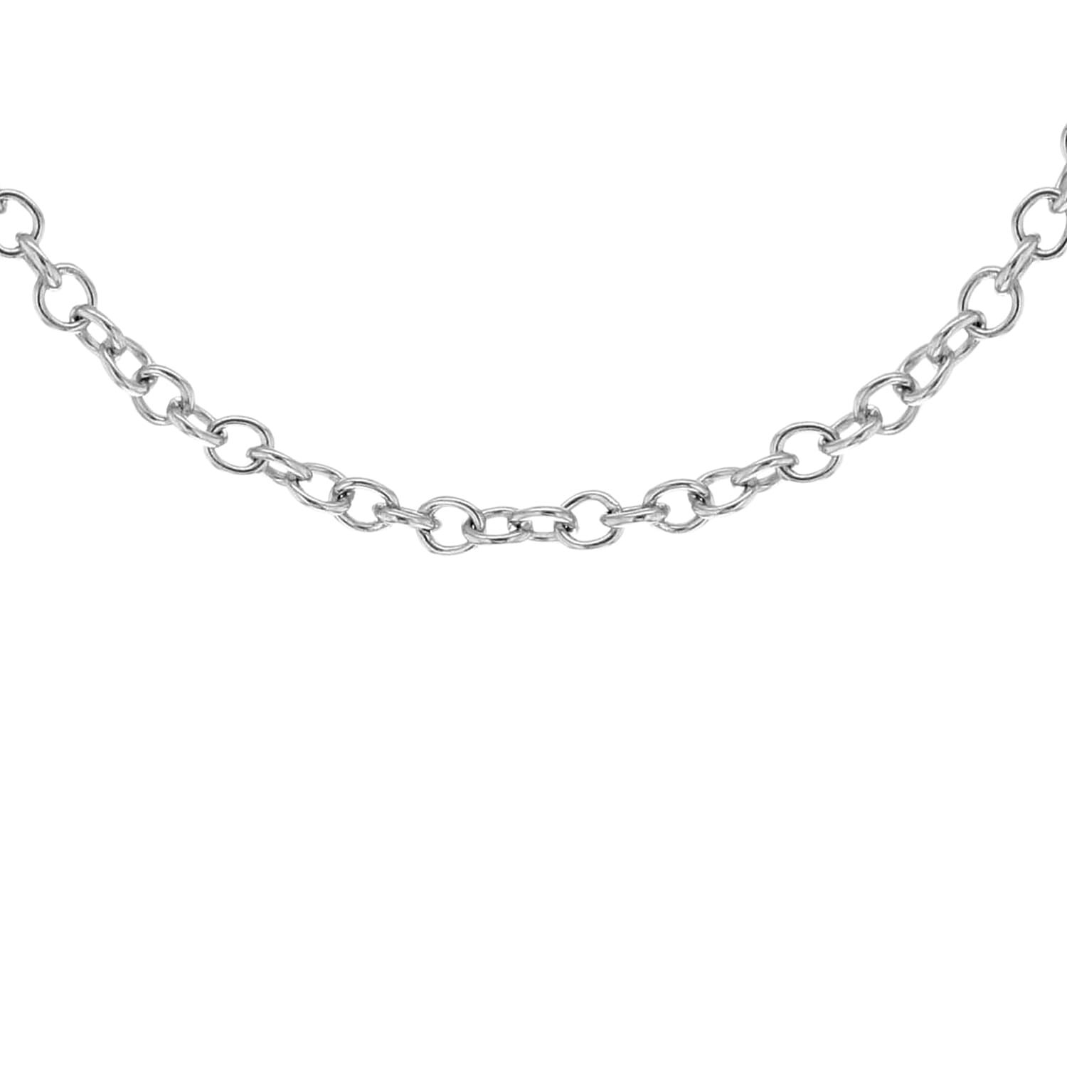 Trace Chain 18 Inch in 9K White Gold 7592826 3