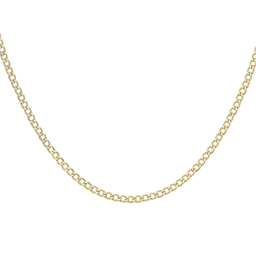 9K Yellow Gold  Chain (Size - 18),  Gold Wt. 1.9 Gms