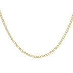 9K Yellow Gold  Chain (Size - 18),  Gold Wt. 1.9 Gms
