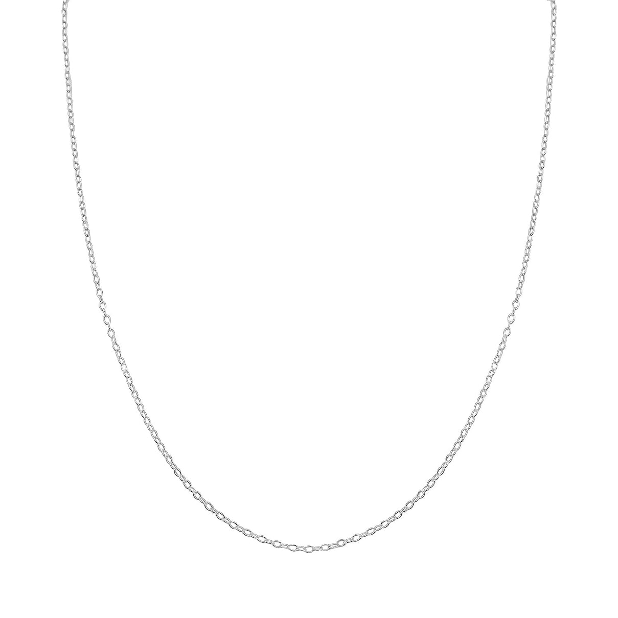 Trace Chain (Size - 16) in Sterling Silver With Spring Ring Clasp 7019541 3