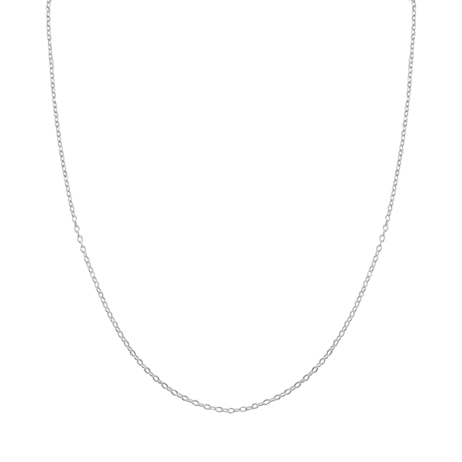 Trace Chain (Size - 16) in Sterling Silver With Spring Ring Clasp 7019541 3