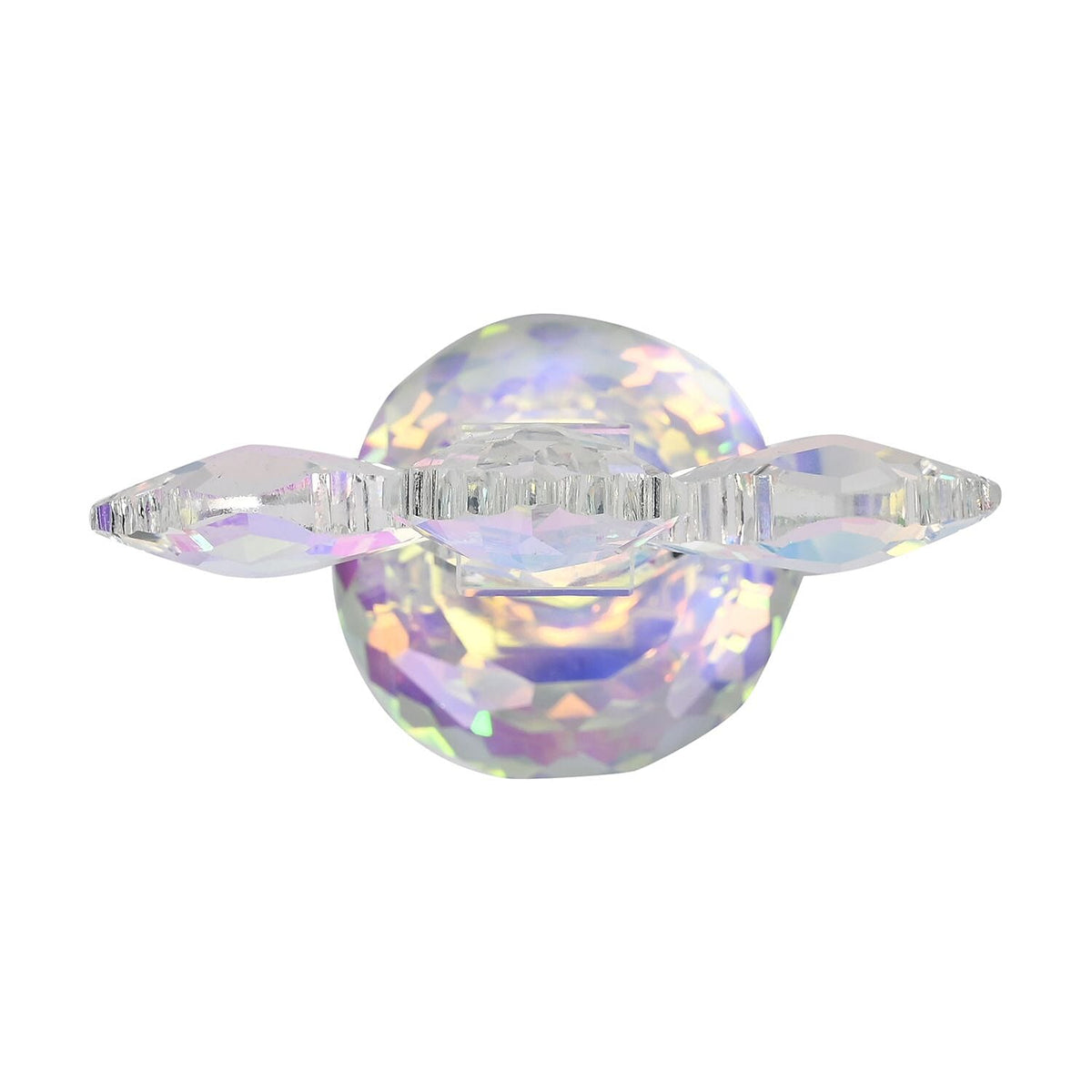 Transparent Decorative Crystal Standing Traditional Cross Figurine- AB 7622136 4