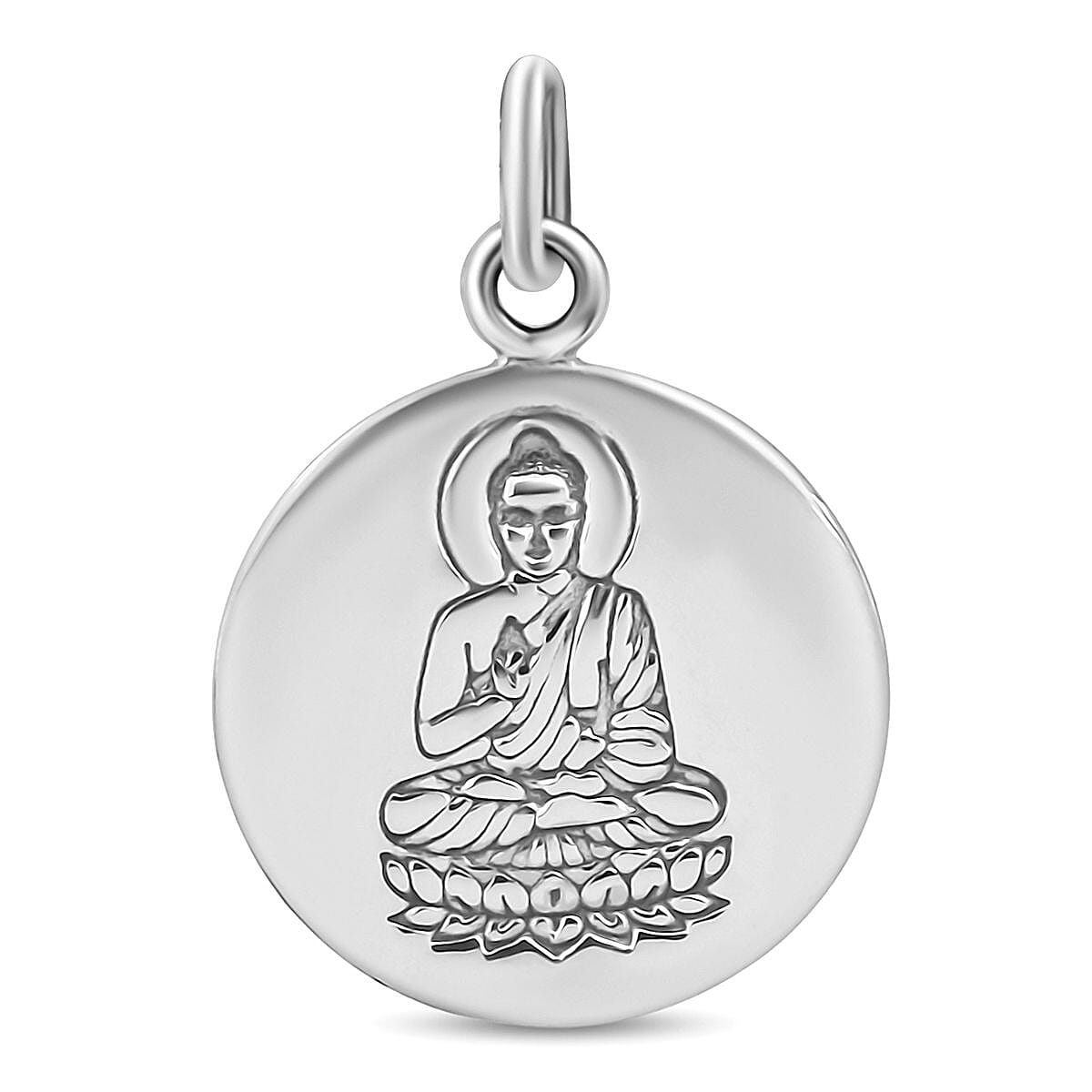 Treasure of Siam Sterling Silver Buddha Pendant 8296220 0