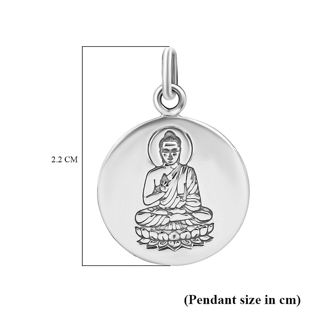 Treasure of Siam Sterling Silver Buddha Pendant 8296220 5