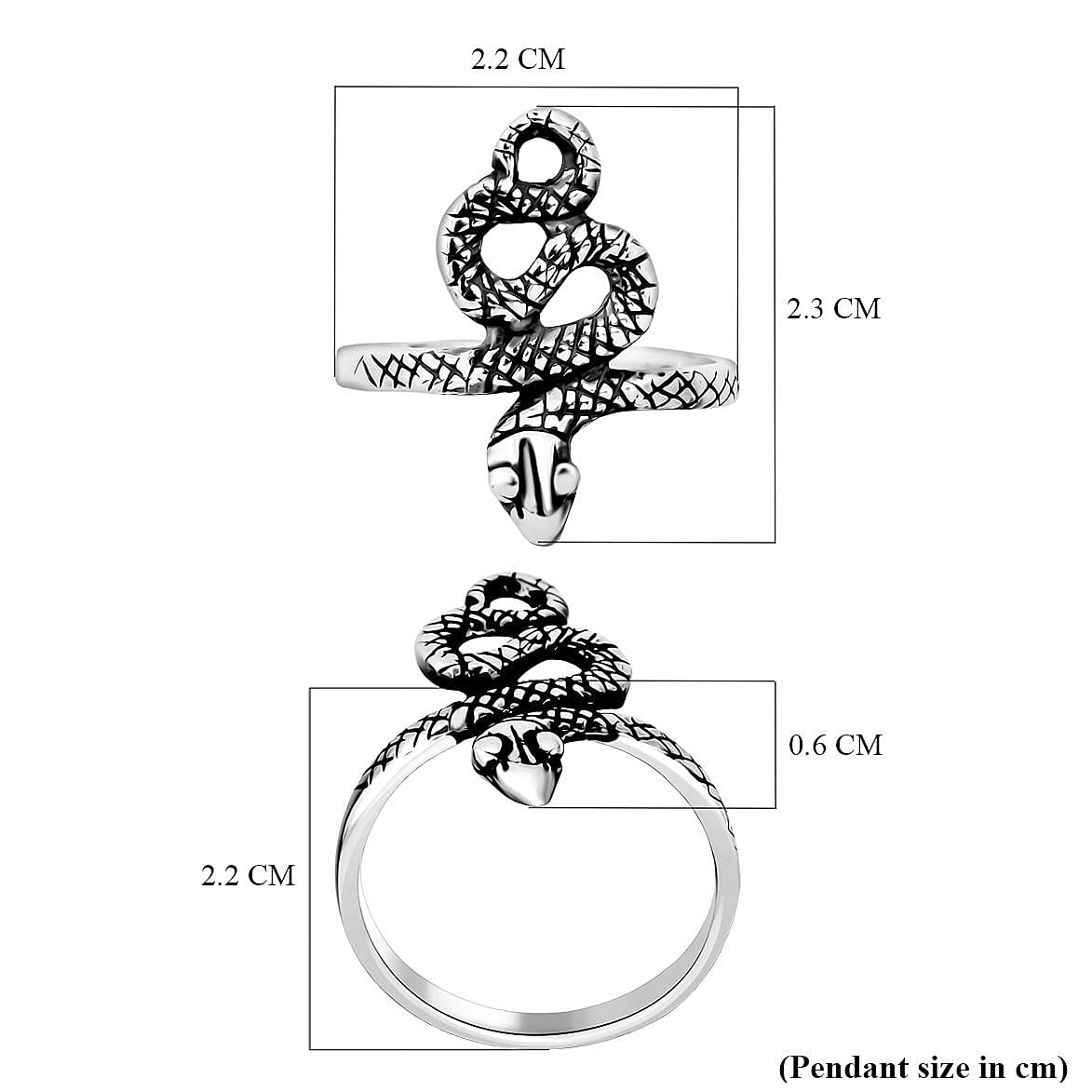 Treasure of Siam - Sterling Silver Snake Ring 8296209 5