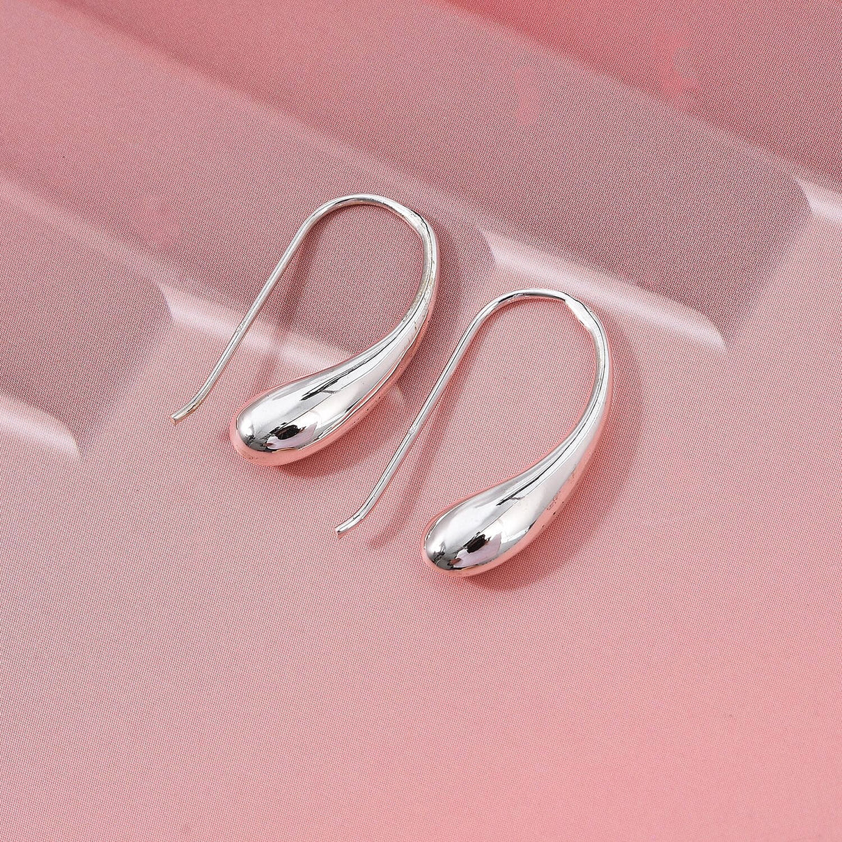 Treasure of Siam Sterling Silver Teardrop Earring with Hook 8296225 2