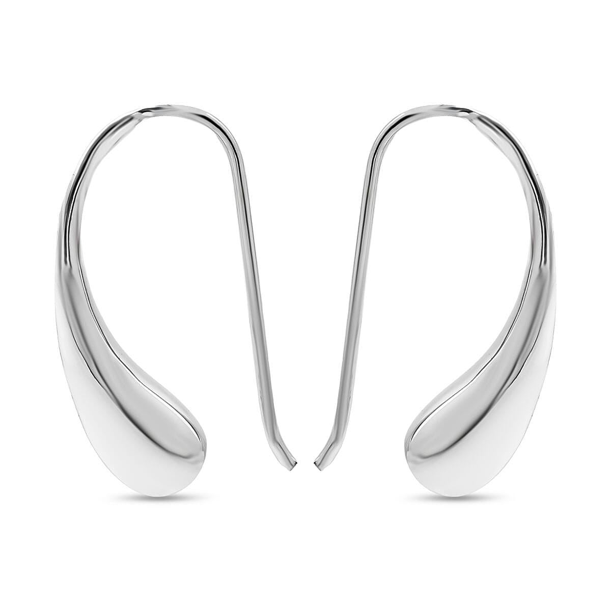 Treasure of Siam Sterling Silver Teardrop Earring with Hook 8296225 4
