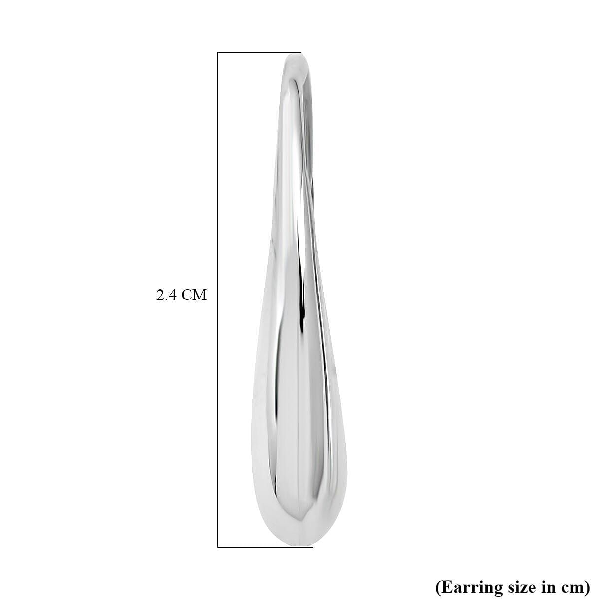 Treasure of Siam Sterling Silver Teardrop Earring with Hook 8296225 5