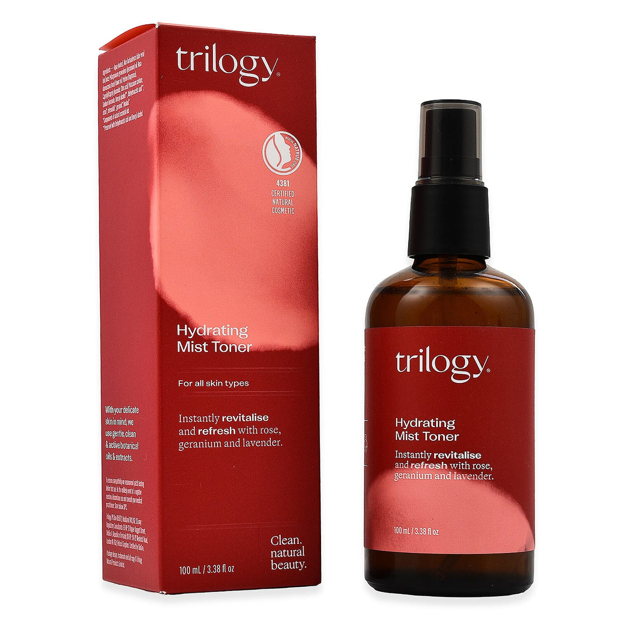 Trilogy Hydrating Mist Toner 100ml 7840308 0