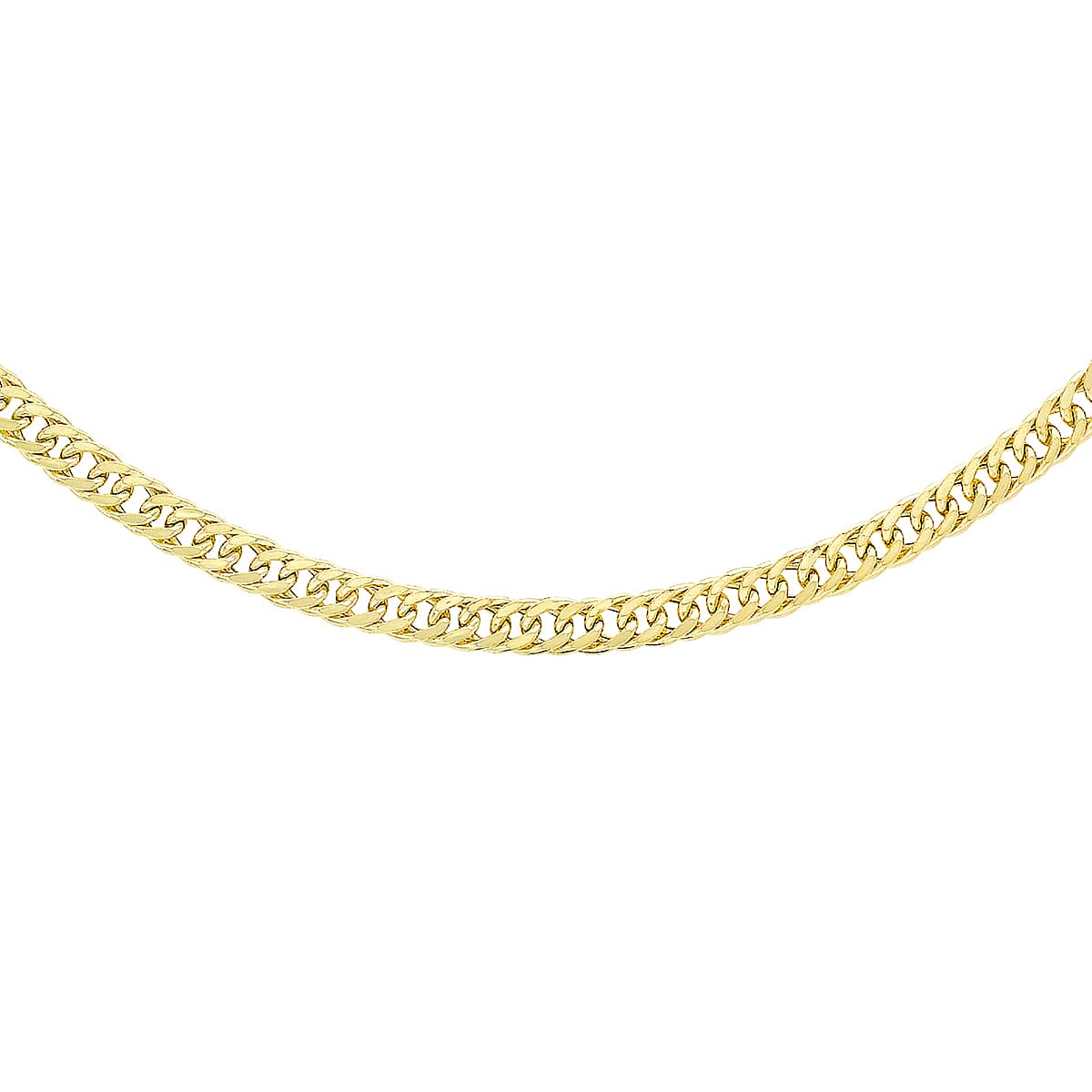 Triple Curb Chain 18 Inch in 9K Yellow Gold 4.4g 7577728 0