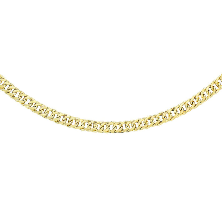 Triple-Curb Chain 20 Inch in 9K Yellow Gold 7577736 1
