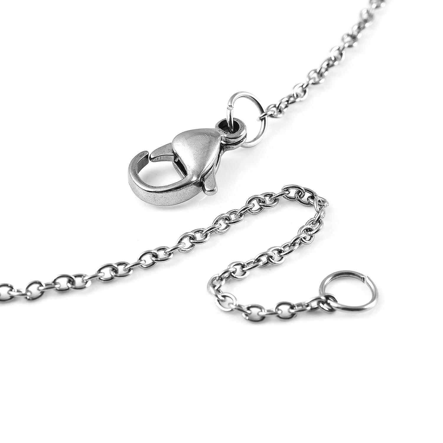 Triple Heart Charm Necklace Size 20 in Silver Tone 6095475 5