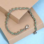 Extremely Rare Tsavorite Garnet Bracelet (Size - 7) in Platinum Overlay Sterling Silver 5.08 Ct.