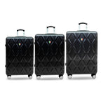 Italian Closeout - Tucci Bordo 3 Piece Luggage Set - Black