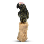 Tucson Find - Gem Decor Parrot Figurine (Length 4 cm, Height - 12 Cm) - Green