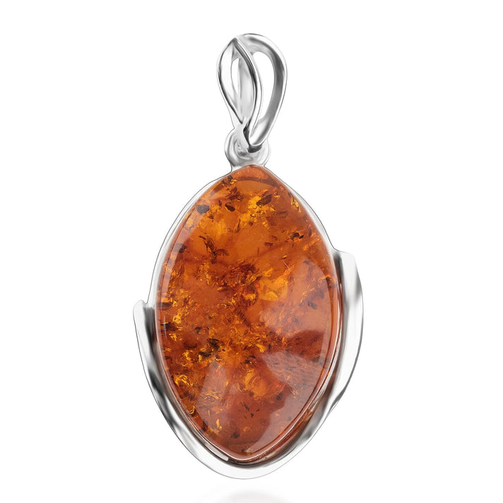 Amber Pendant in Sterling Silver 24.50 Ct. 8219683 1