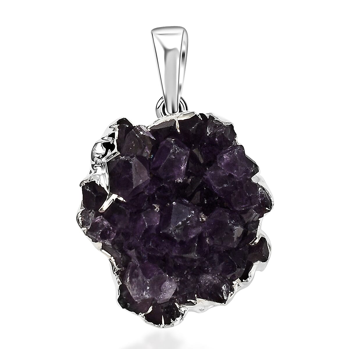 Tucson Find- Amethyst Crystal Pendant 7795070 0